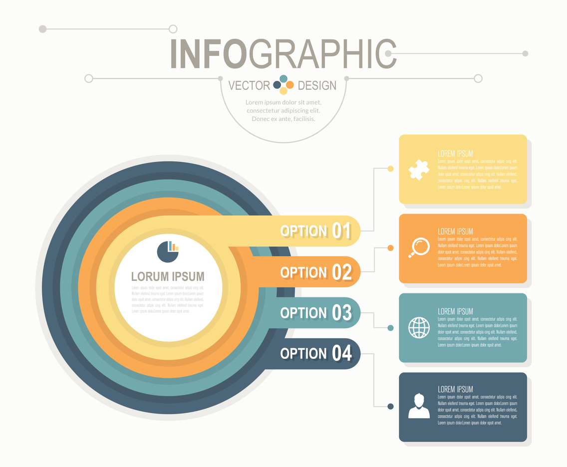 Simple Modern Circle Infographics Infographic Layout Infographic Images