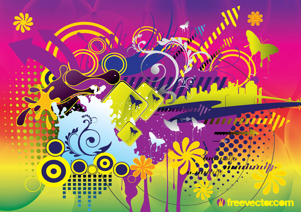 Download Colorful Summer Vector Vector Art & Graphics | freevector.com