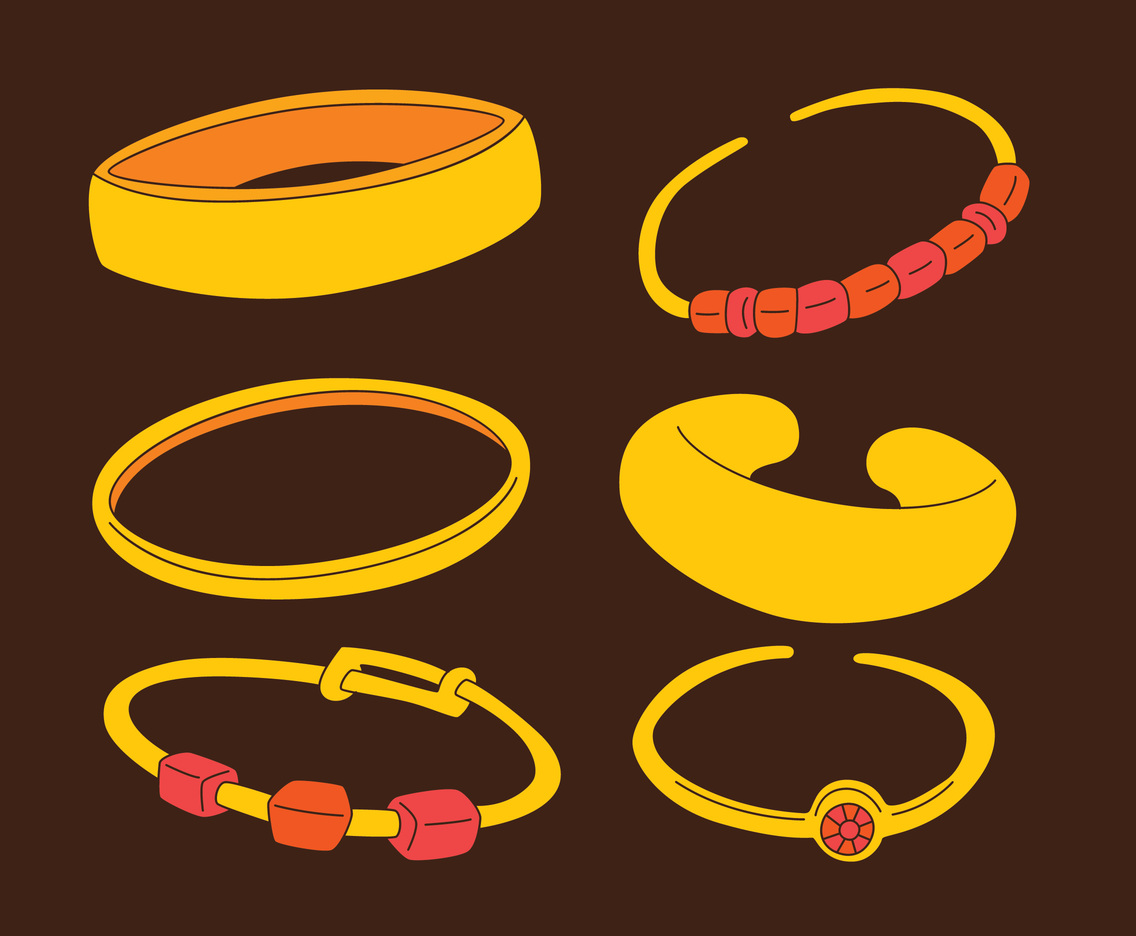Bracelet Collection Vector Vector Art And Graphics
