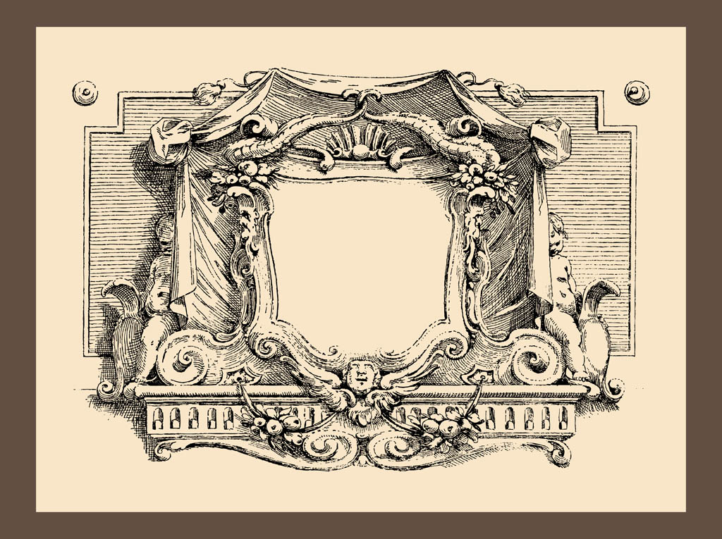 Vintage Frame Graphics Vector Art & Graphics | freevector.com