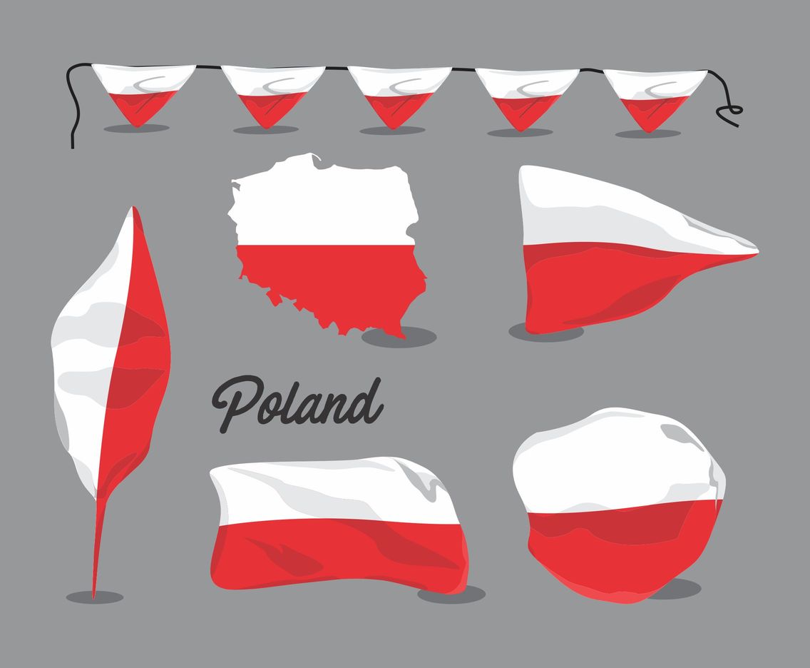 Download Poland's Flag Vector Pack Vector Art & Graphics ...