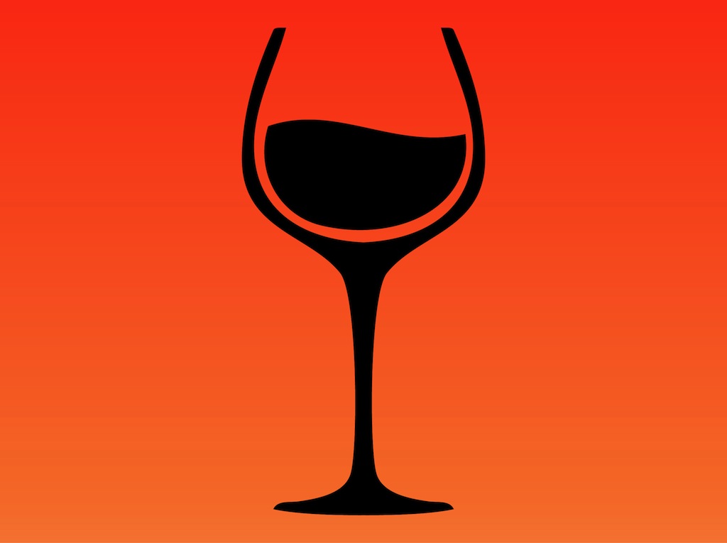 wine glass vector png