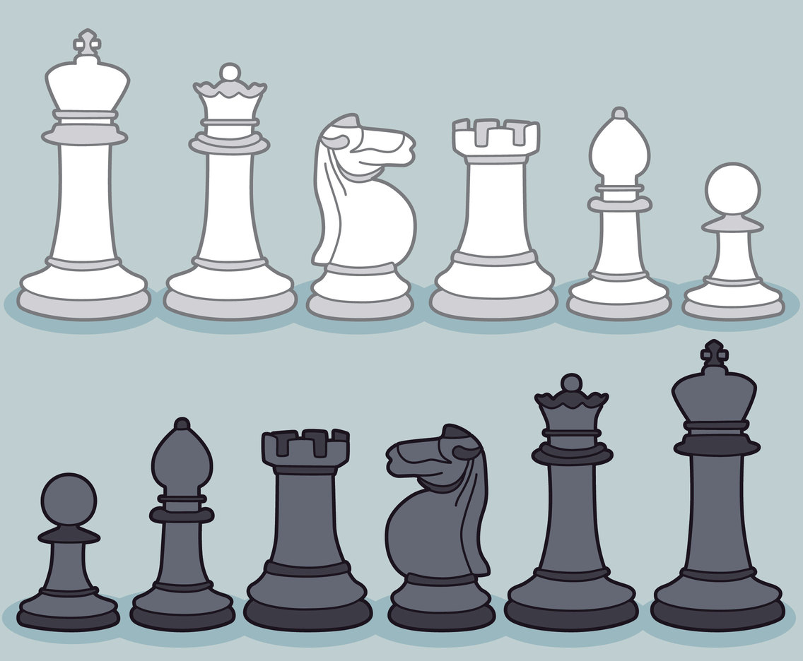 Chess Pieces Set Vector Vector Art & Graphics