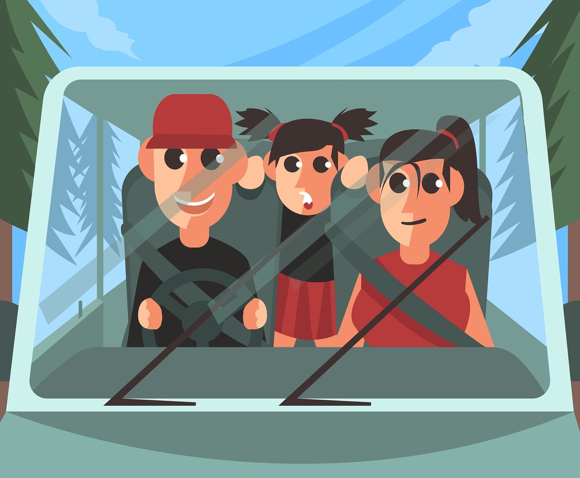Download Family Road Trip Vector Vector Art & Graphics | freevector.com