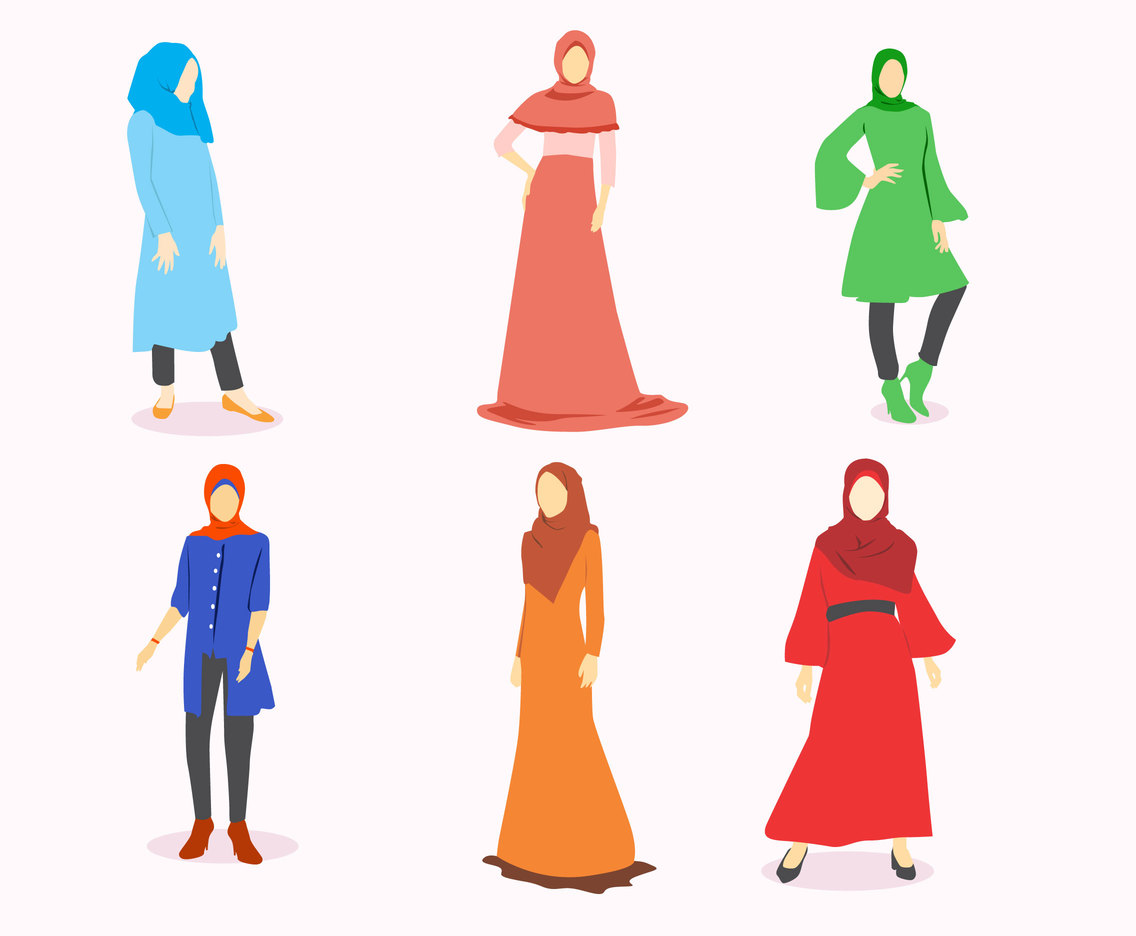 Terbaru 14 Fashion Hijab Vector