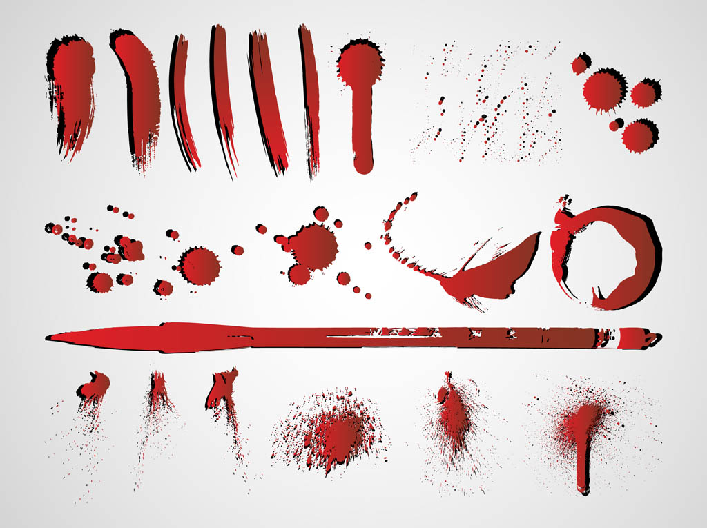 Download Blood Splatter Design Vector Art & Graphics | freevector.com