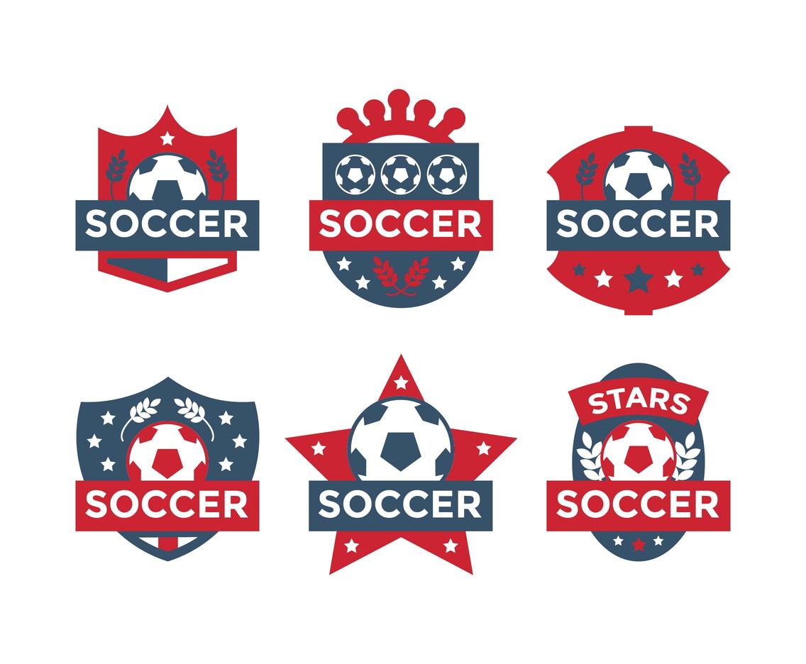 Download Futbol Pack Soccer Badges Logos Templates Vector Vector ...