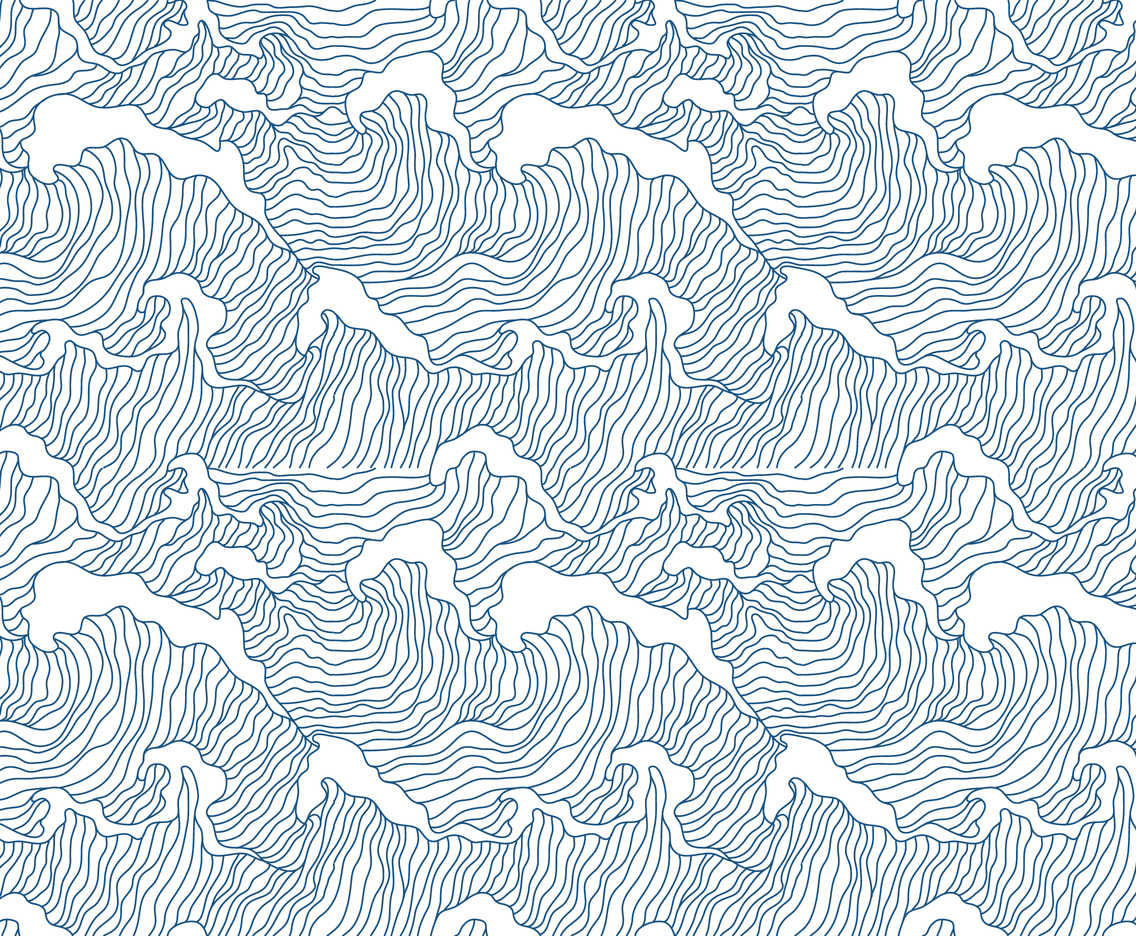Japanese Wave Seamless Pattern Vector Art & Graphics | freevector.com