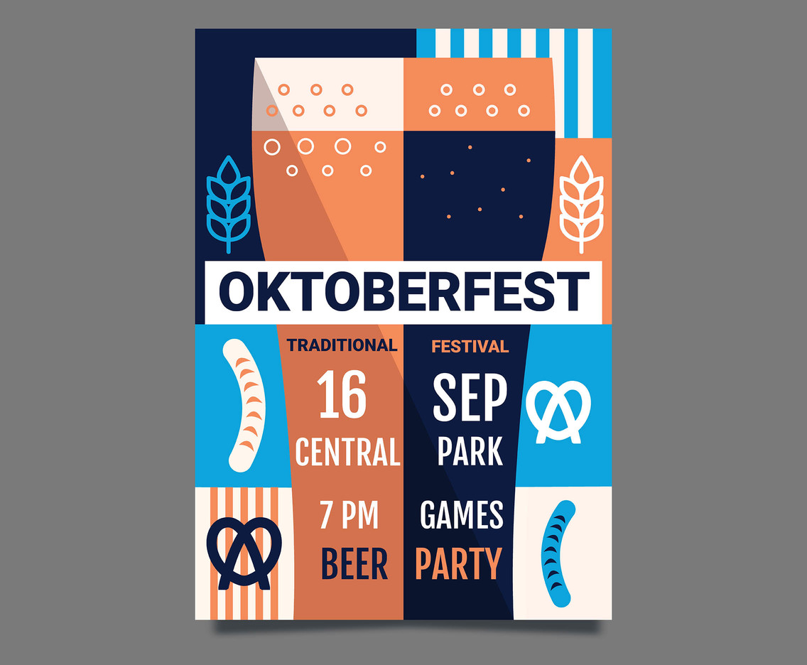 Oktoberfest Flyer Vector Art Graphics Freevector Com