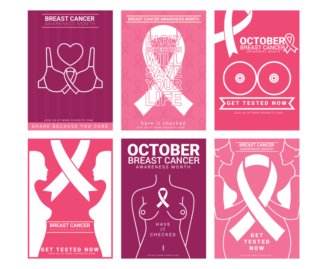 Free Vector  Types of appearances of the breast
