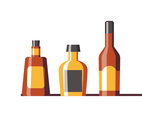 Liquor Bottles Vector Art & Graphics | freevector.com