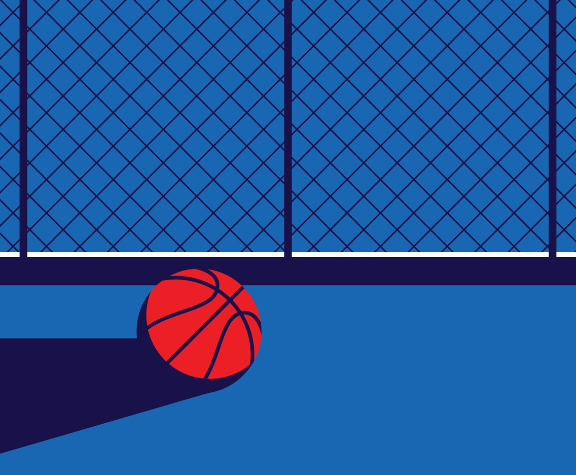 Баскетбол корт вектор