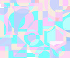 Pastel Colors Abstract Pattern Vector Art & Graphics