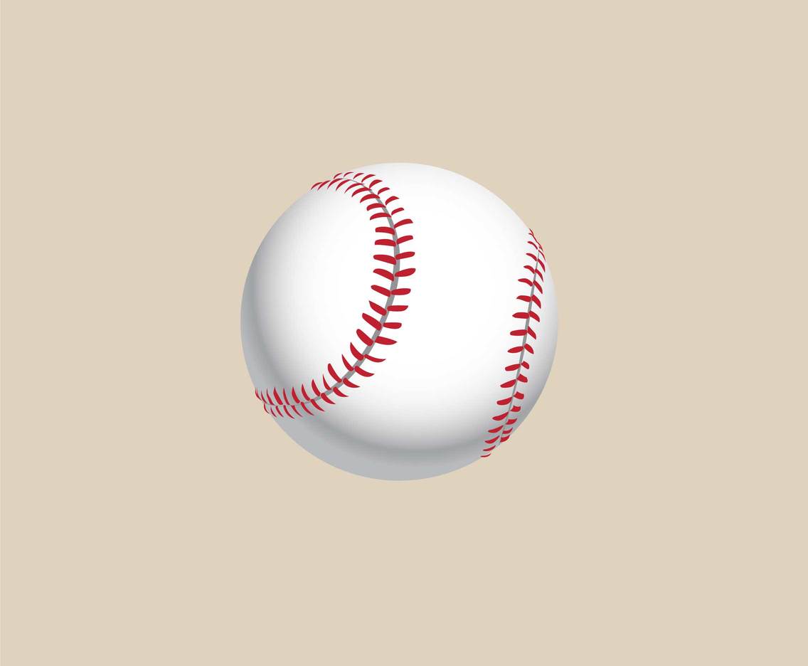 Realistic Baseball Illustration Vector Vector Art & Graphics