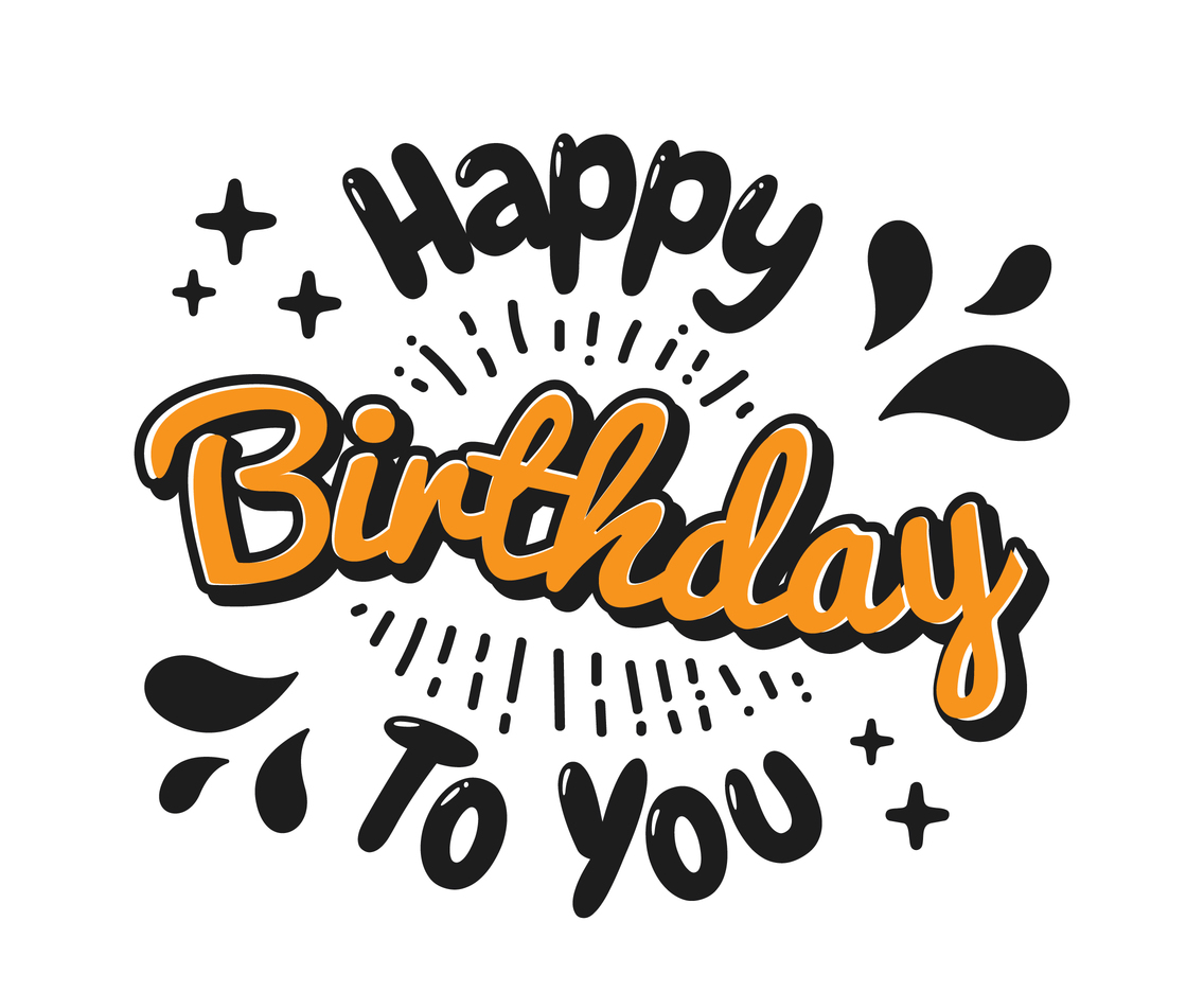 Birthday Lettering Vector Art And Graphics