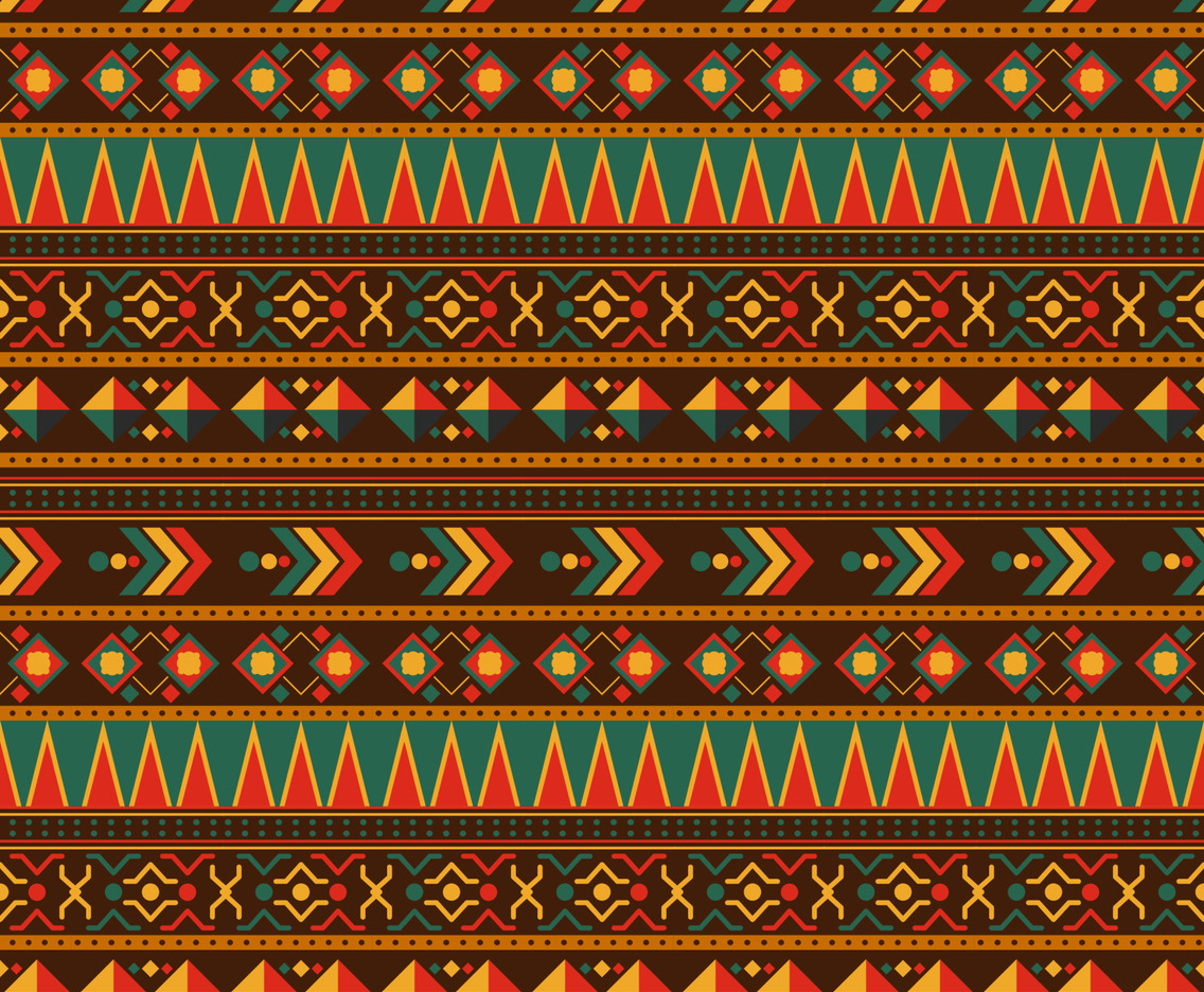Seamless Pattern Pan African Color Background Vector Art & Graphics ...