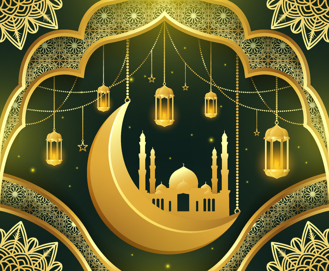 Eid Mubarak Background Vector Art & Graphics 