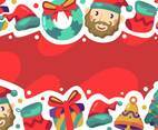 Festive And Cute Christmas Background