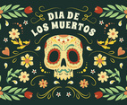 Dia De Los Muertos Colourful Background