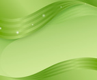 Green Gradient Wave Background