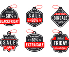 Classic Black Friday Sale Labels Collection