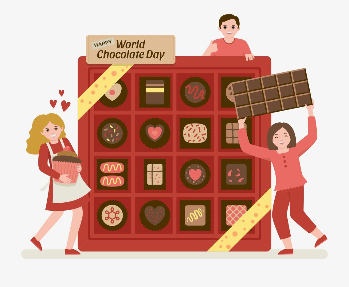 Chocolate Day Gift Box Concept
