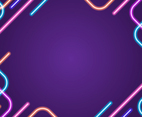Abstract Colorful Rounded Neon