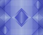 Blue E-meeting Background with Geometric Pattern Composition