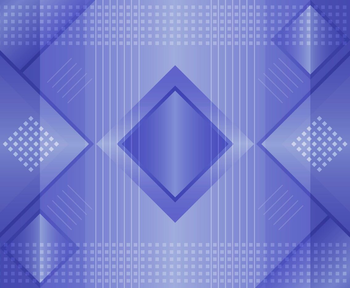 Blue E-meeting Background with Geometric Pattern Composition