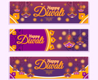 Sprakling Banner for Diwali Light Festival