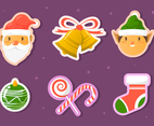 Cute Christmas Element Sticker Collections