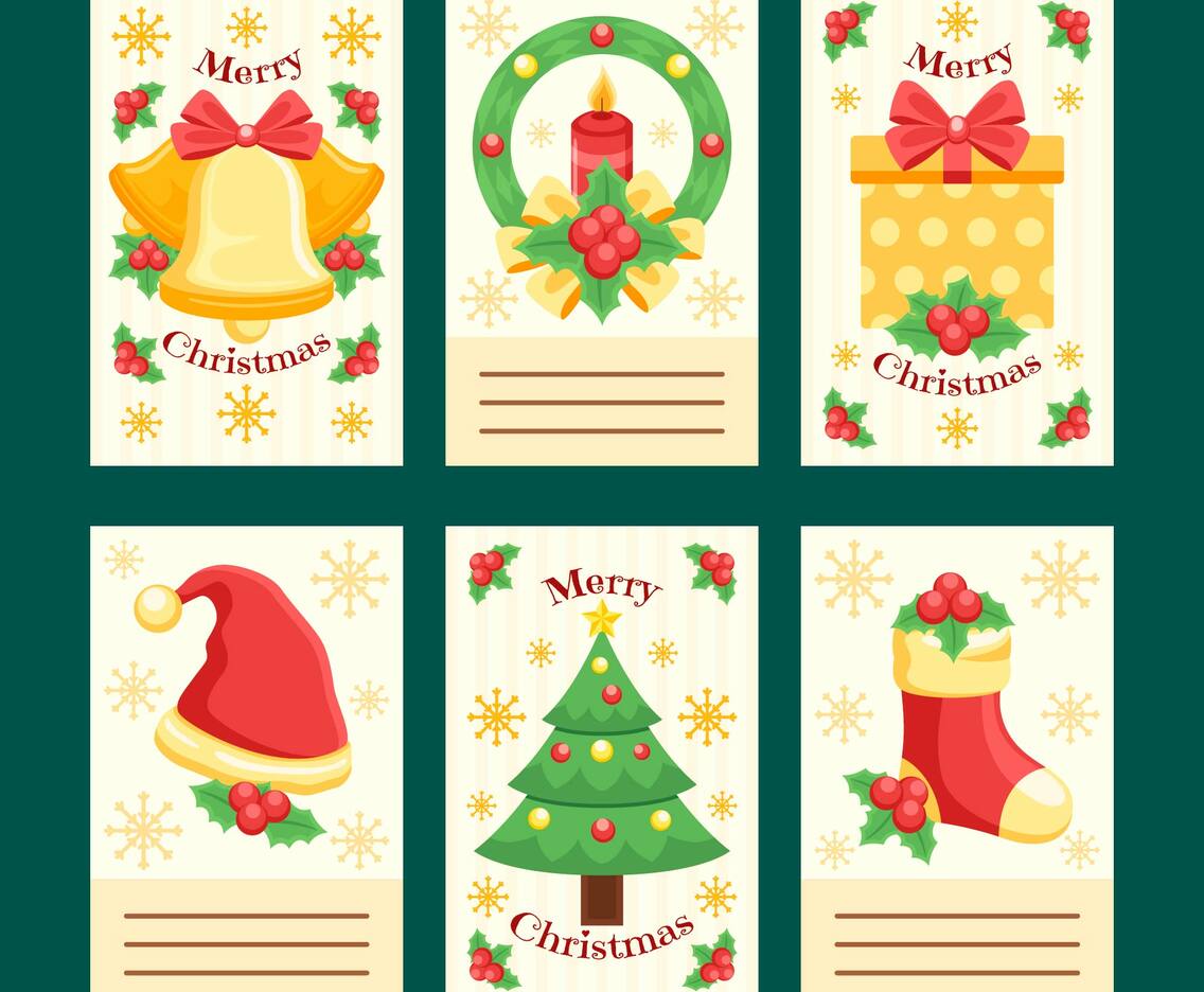 Jolly Christmas Cards and Greetings Collection