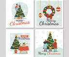 Christmas Greeting Cards with Lettering