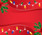 Christmas Background with Festive Elements