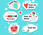 Thank You Medic Frontliners Sticker Collections