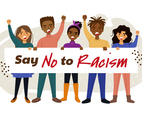 Anti Racism Protest Concept