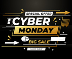 Elegant Cyber Monday Sale Concept