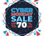 Abstract Geometric Cyber Monday Sale