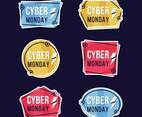 Cyber Monday Label Sticker Collection