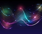 A Wave of Abstract Neon Spectrum Background