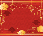 Simple Chinese New Year Festivity Background