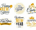 Happy New Year Calligraphy Greetings