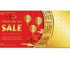 Chinese New Year Sale Background Template