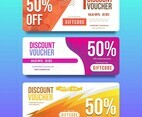 Colorful Discount Marketing Voucher