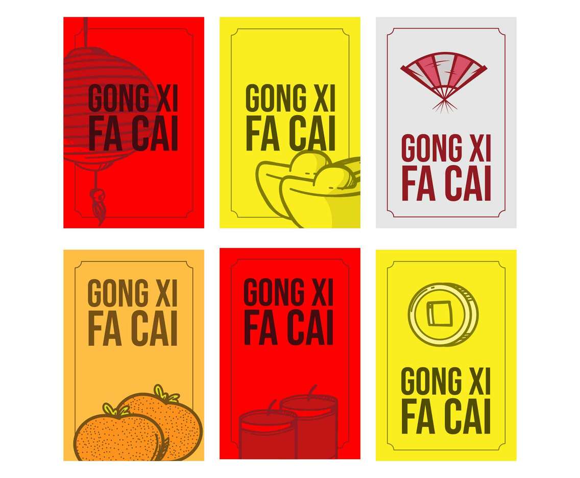 Gong Xi Fa Cai Card Template