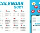 Notifications for 2021 Digital Marketing Calendar