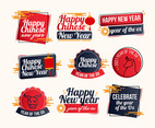 Chinese New Year Labels
