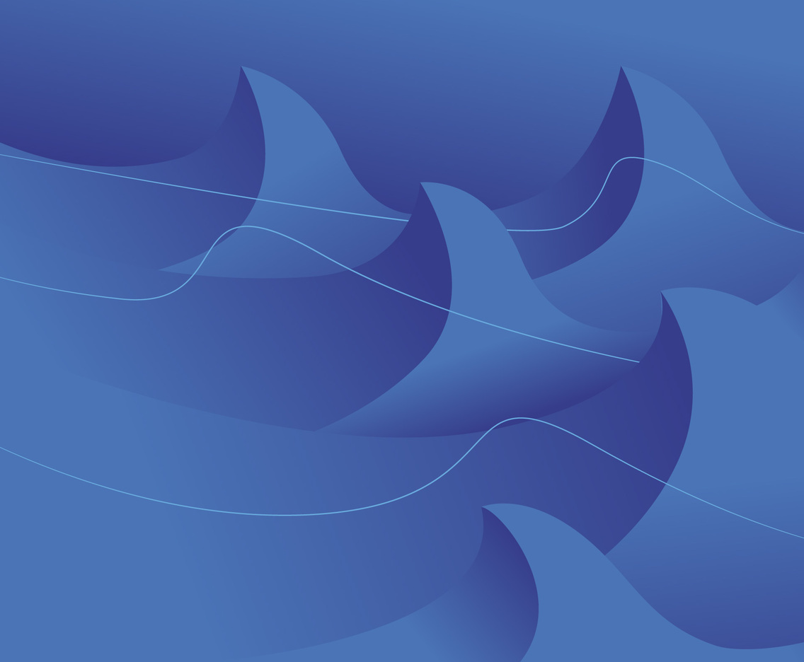 Contemporary Blue Background Wave