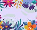 Abstract flower background