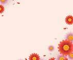 Beautiful Flower And Petal Background